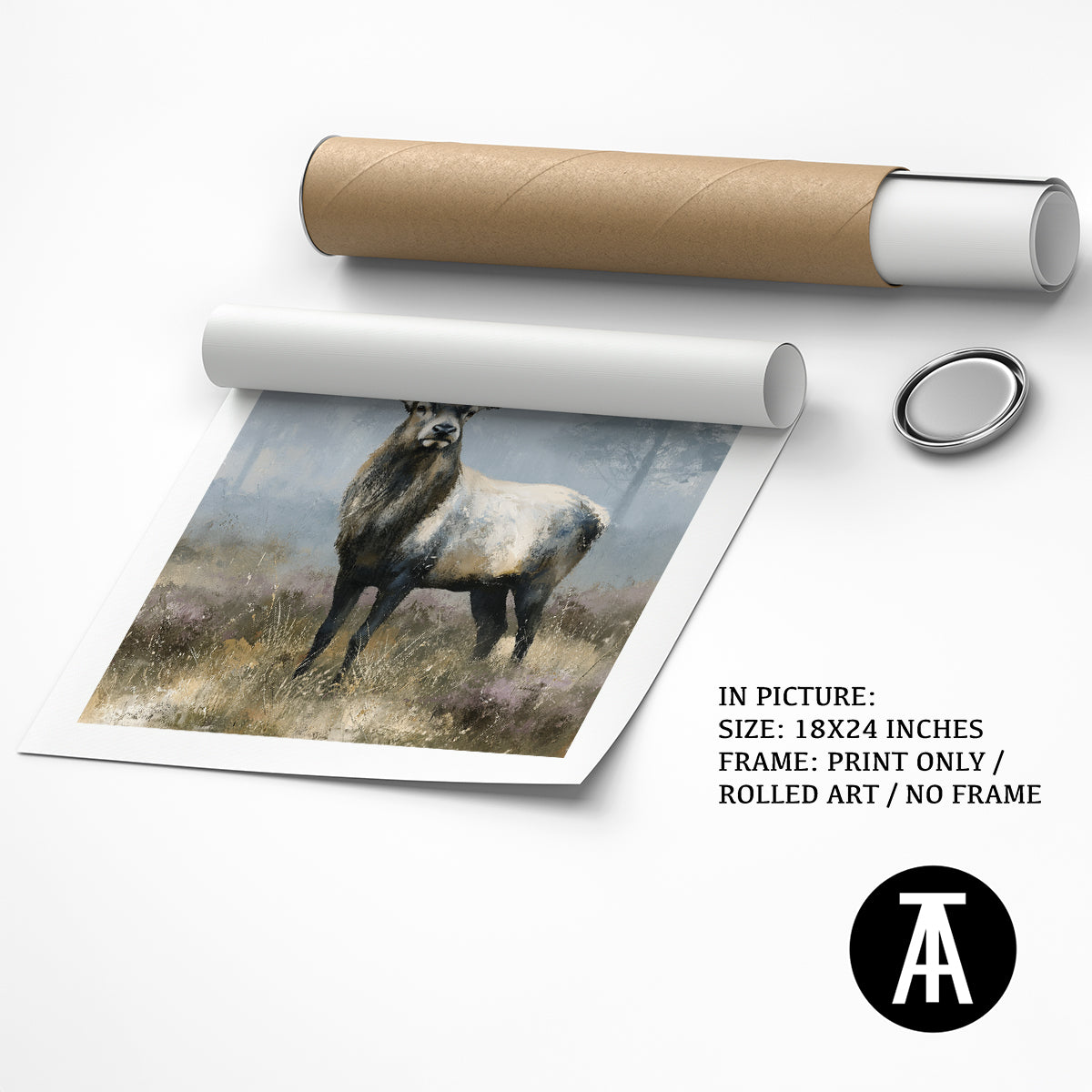 Artwork as Print Only or Rolled Art