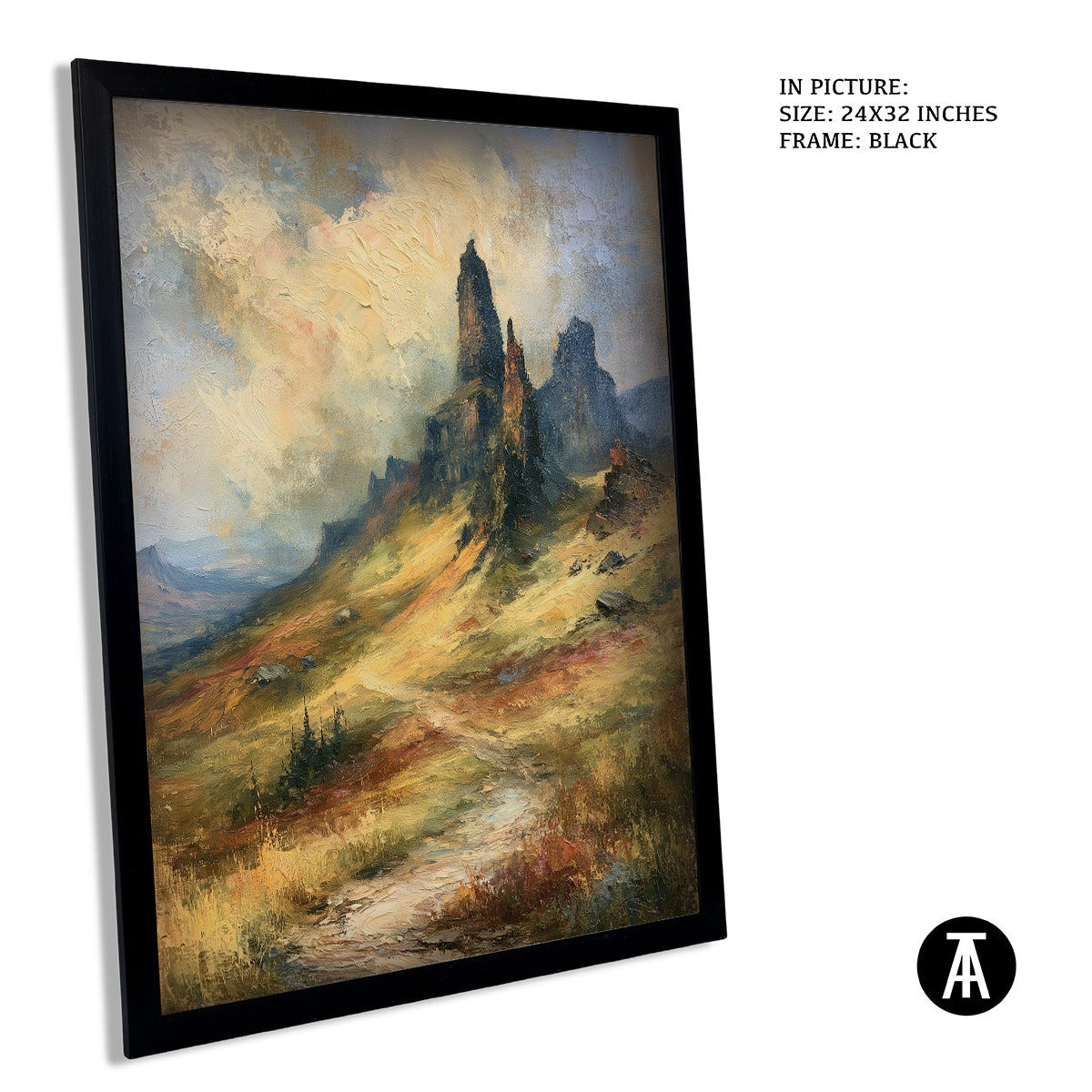 Artwork in Black Frame