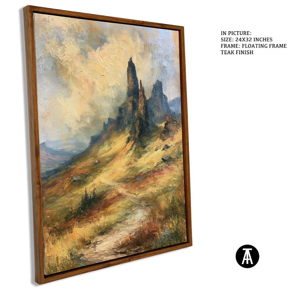 Artwork in Floating Frame