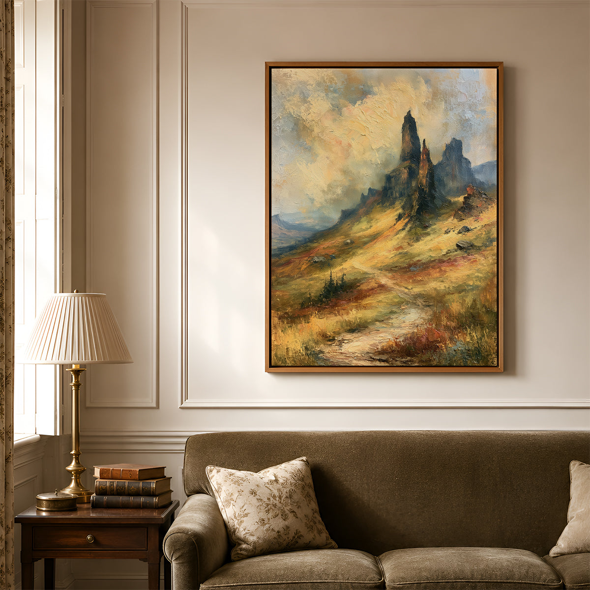Painting in a Lifestyle Setting