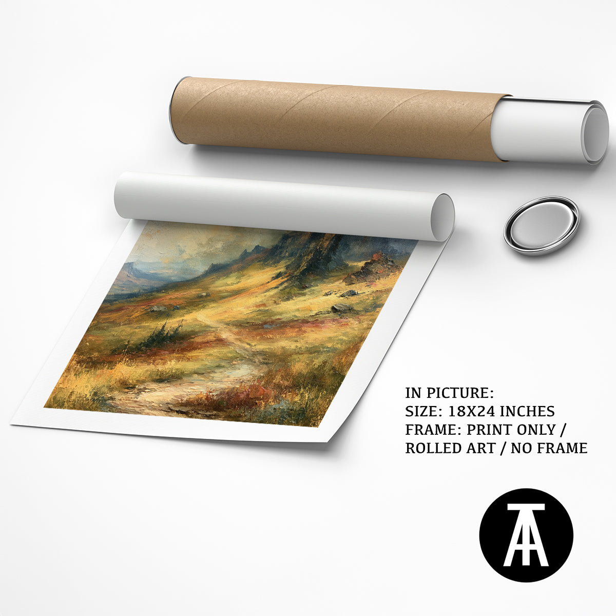 Artwork as Print Only or Rolled Art