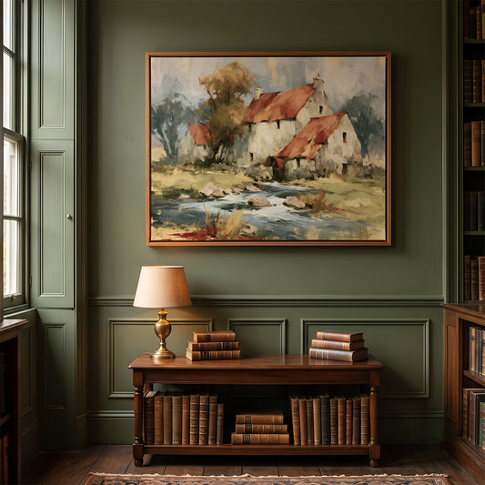 Painting in a Lifestyle Setting