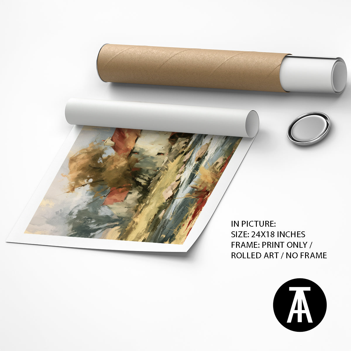 Artwork as Print Only or Rolled Art