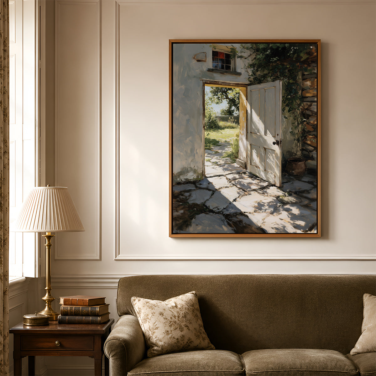 Painting in a Lifestyle Setting