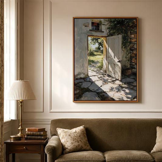 Painting in a Lifestyle Setting