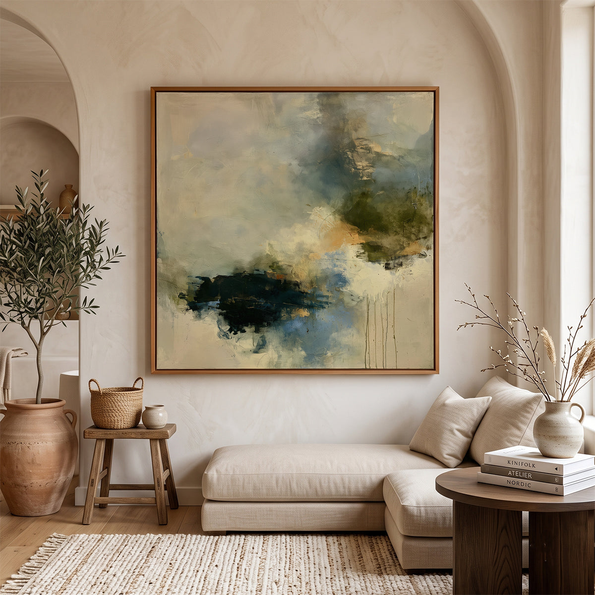 Abstract Art in a Lifestyle Setting