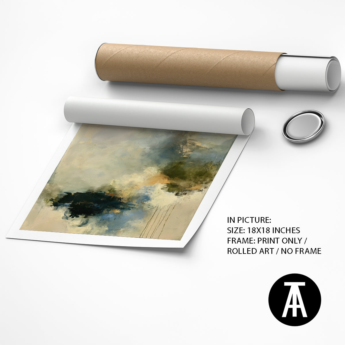 Artwork as Print Only / Rolled Art