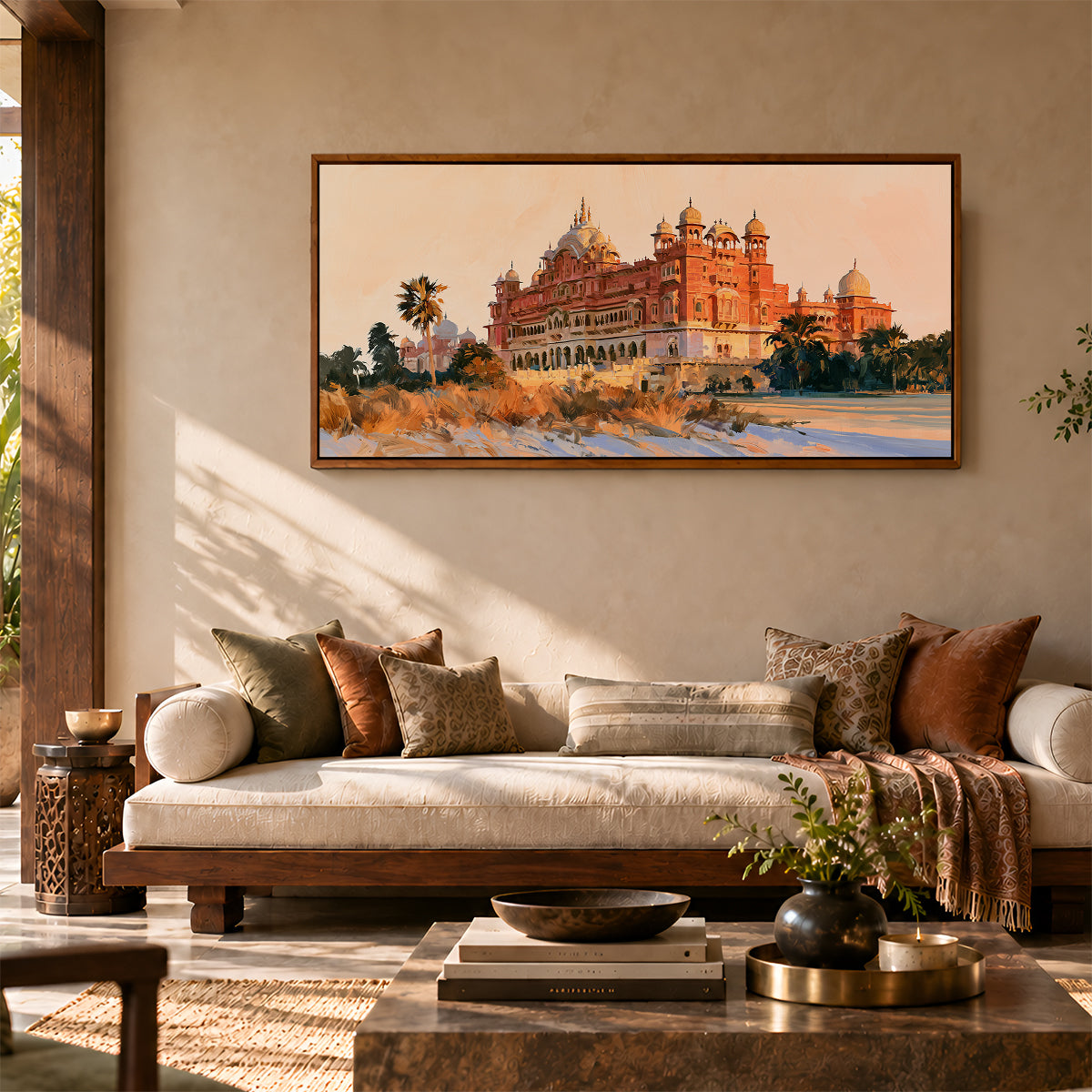 Indian Artwork in a Lifestyle Setting