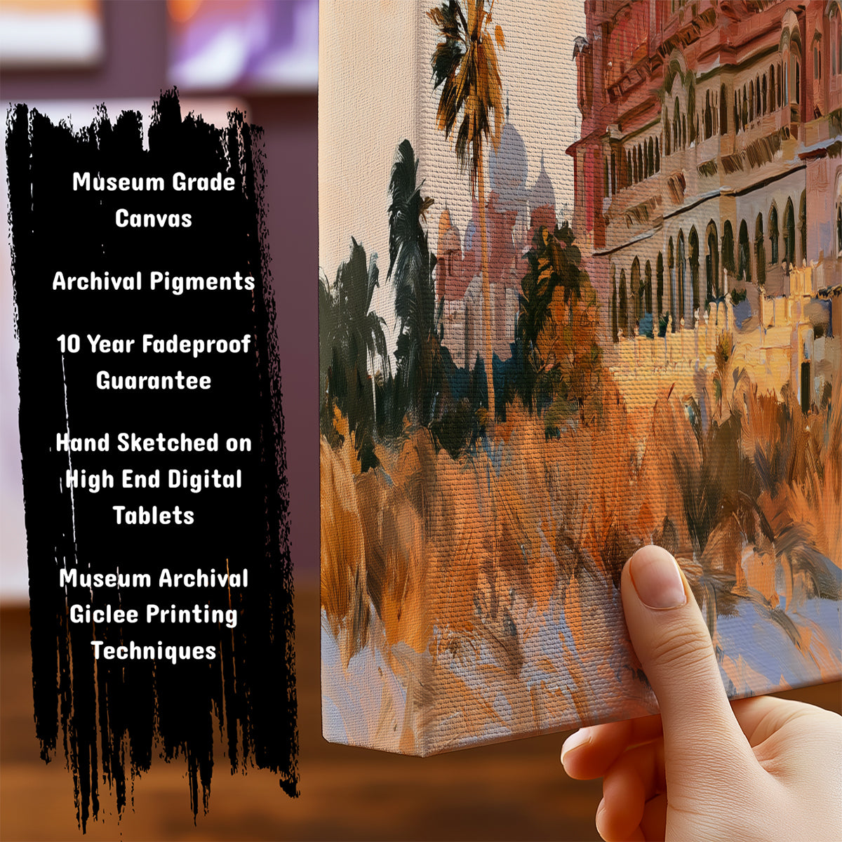 Information about Indian Canvas Art Print