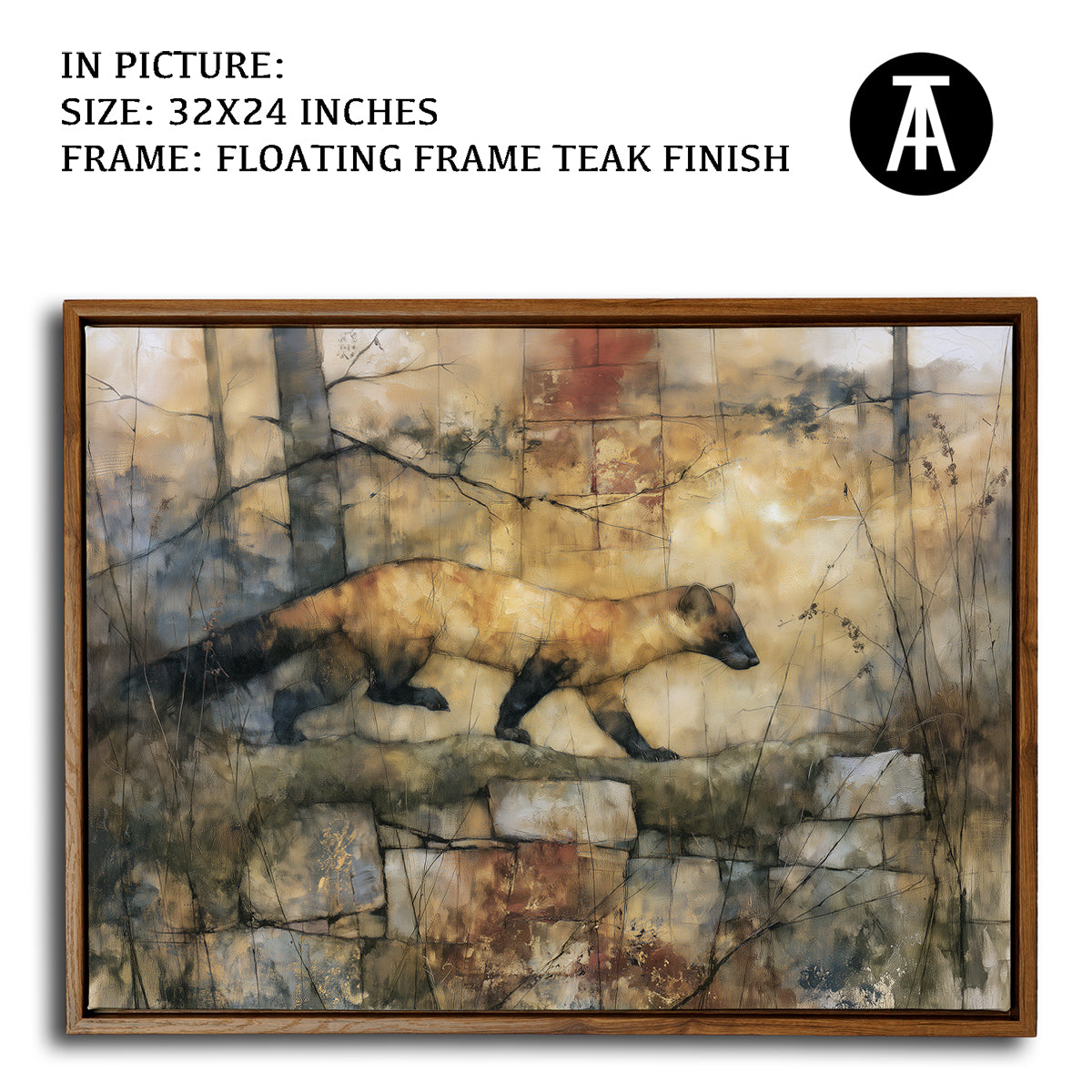 Artwork in Floating Frame