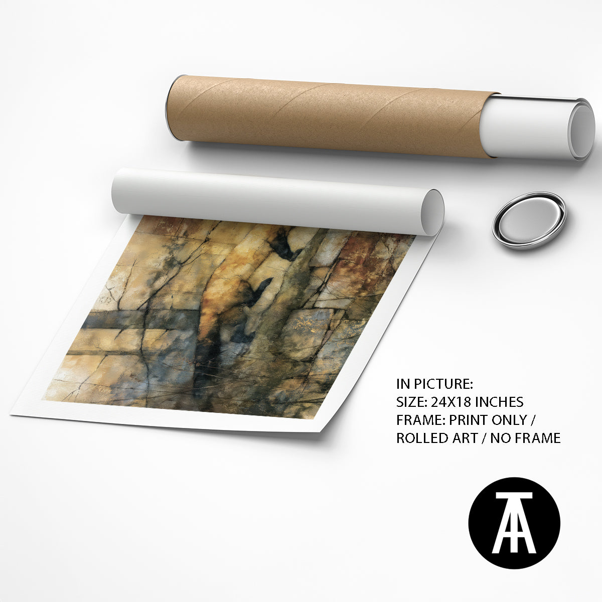Artwork as Print Only or Rolled Art