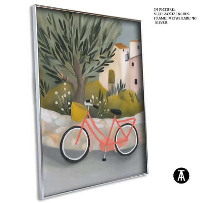 Artwork in Metal Earling Silver Frame