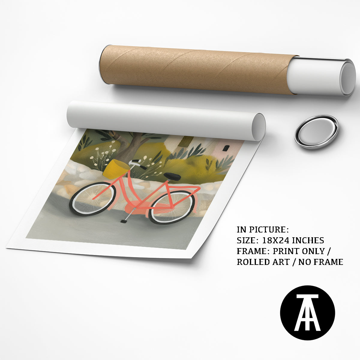 Artwork as Print Only or Rolled Art