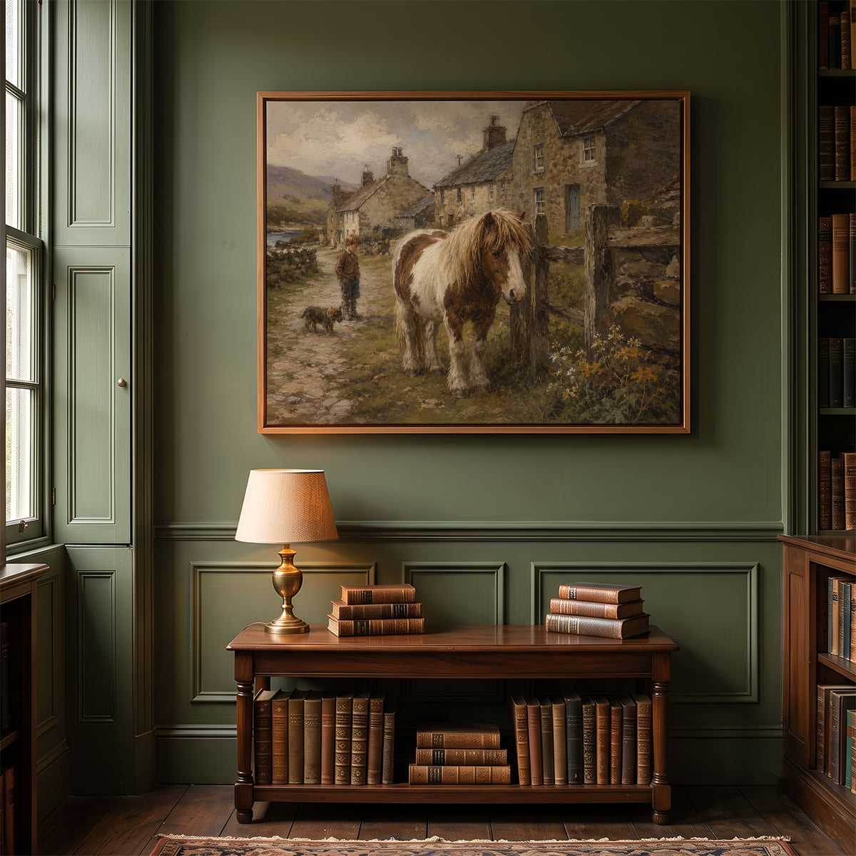 Painting in a Lifestyle Setting