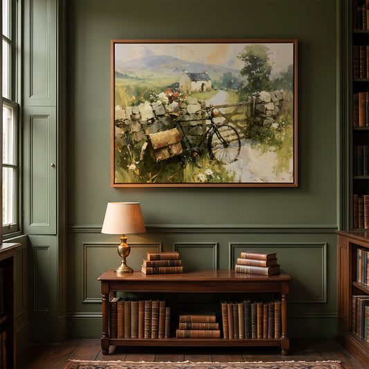 Painting in a Lifestyle Setting