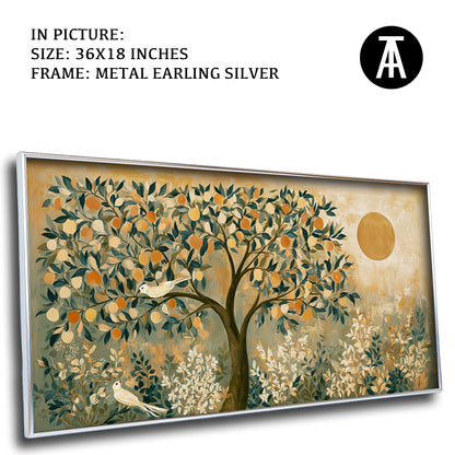 Artwork in Metal Earling Silver Frame