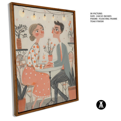 Sample Artwork in Floating Frame