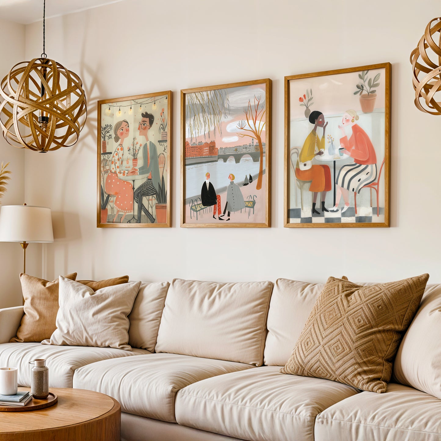 Gallery Wall Set in Lifestyle Setting
