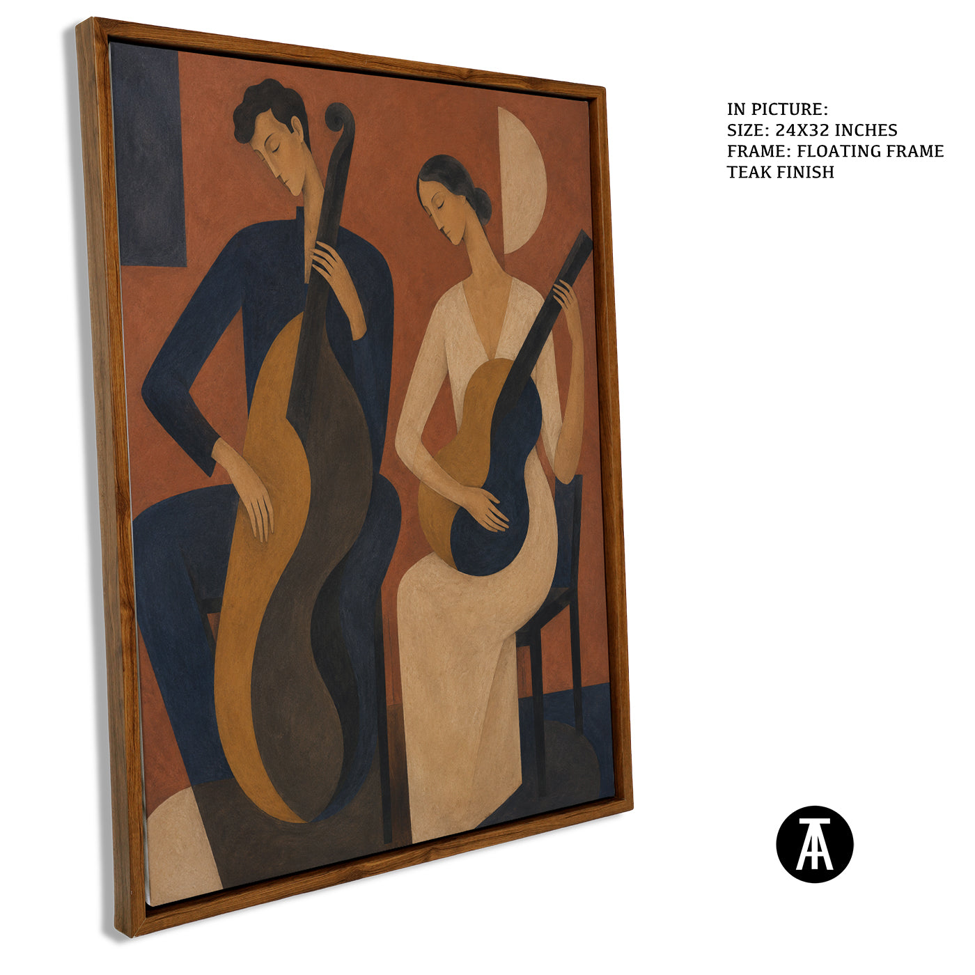 Artwork in Floating Frame
