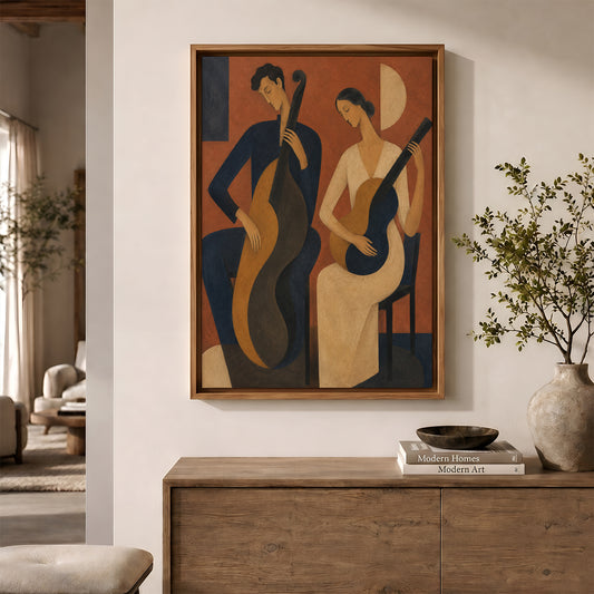 Painting in a Lifestyle Setting