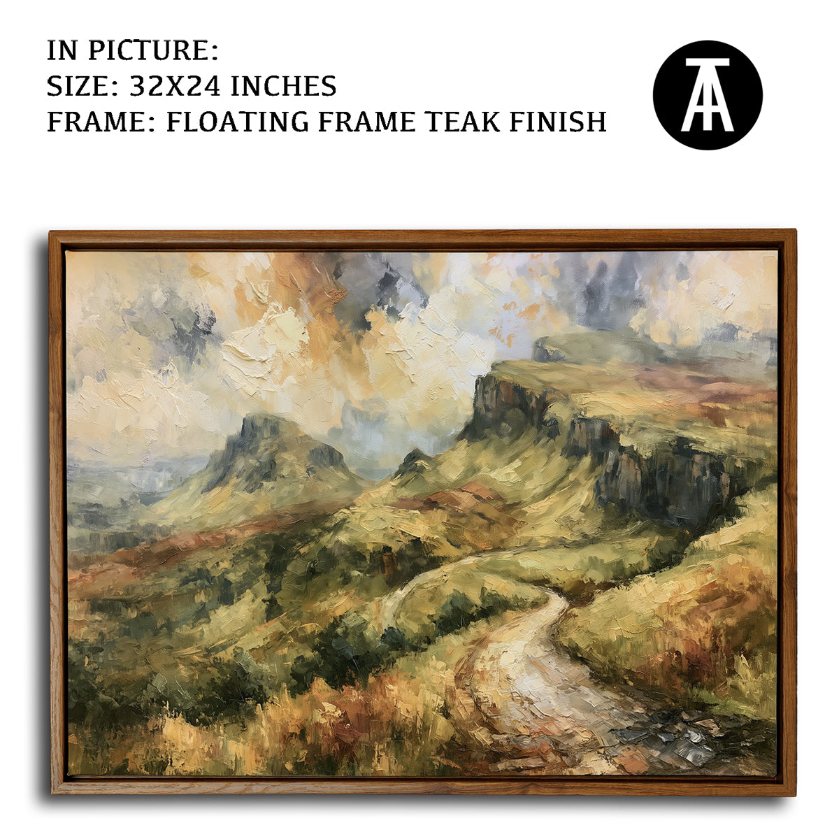 Artwork in Floating Frame