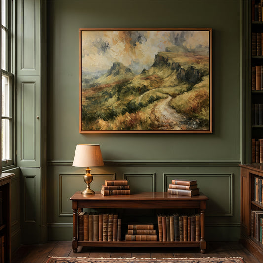 Painting in a Lifestyle Setting
