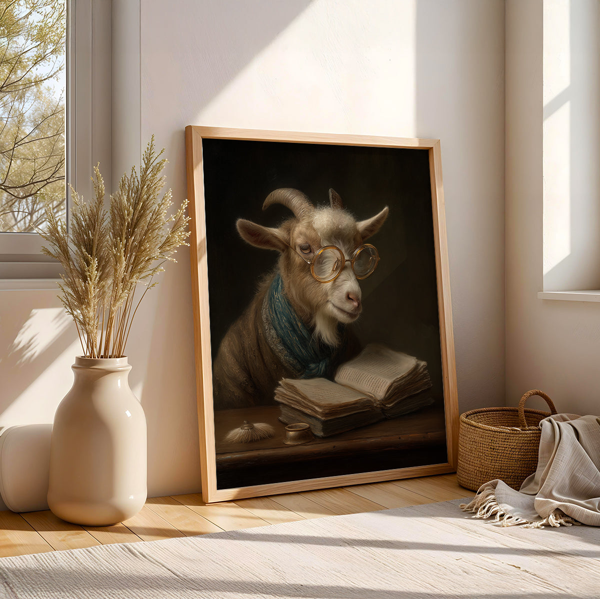 Painting in a Lifestyle Setting