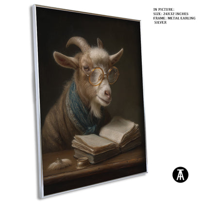 Artwork in Metal Earling Silver Frame