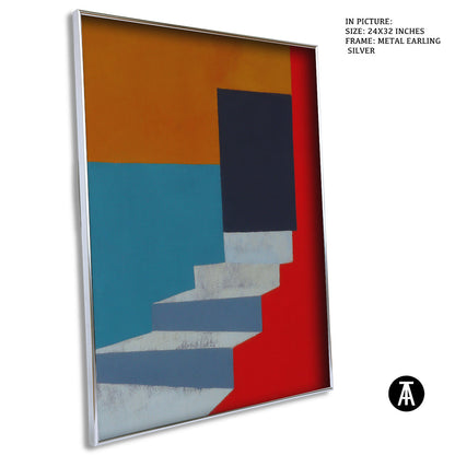 Artwork in Metal Earling Silver Frame