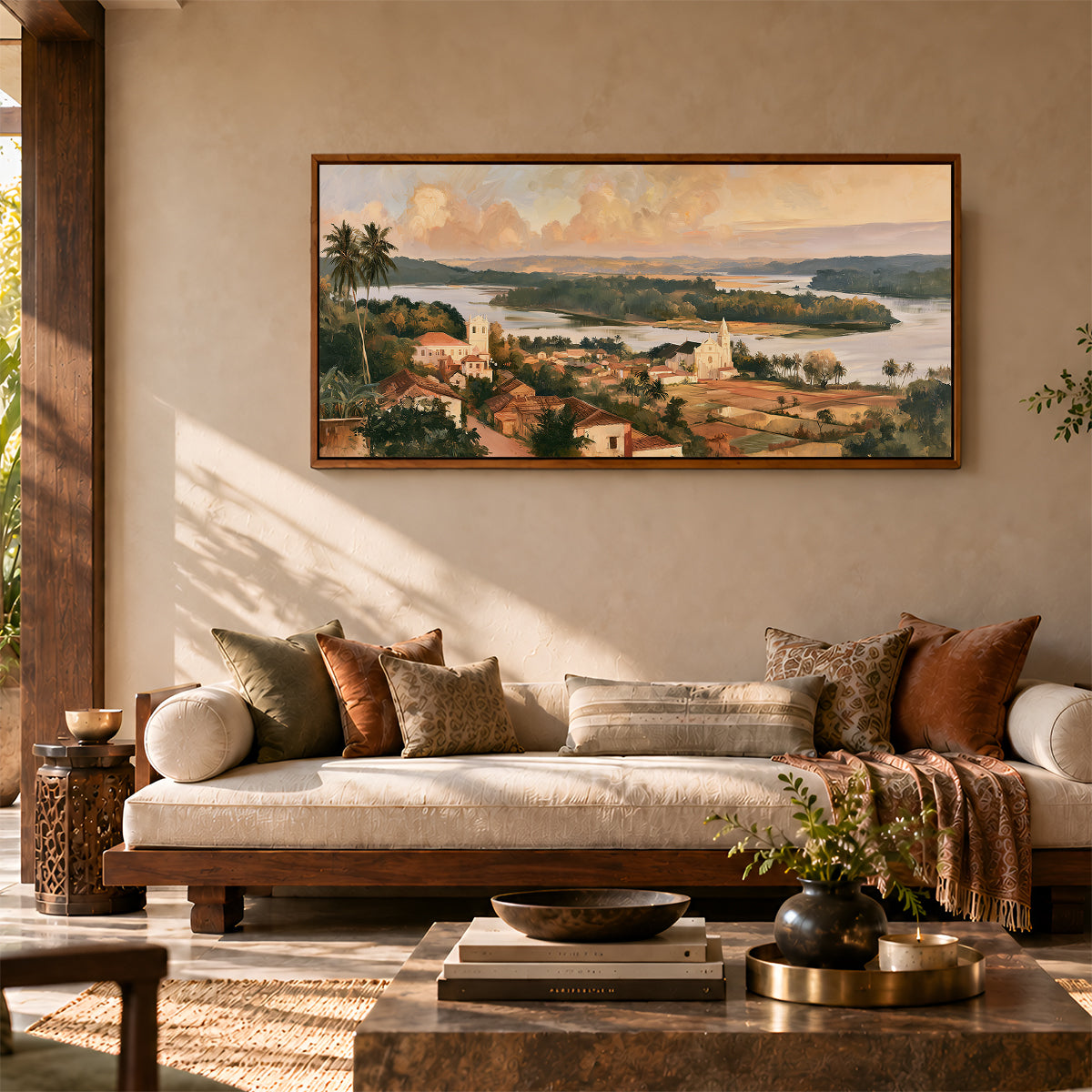 Indian Artwork in a Lifestyle Setting