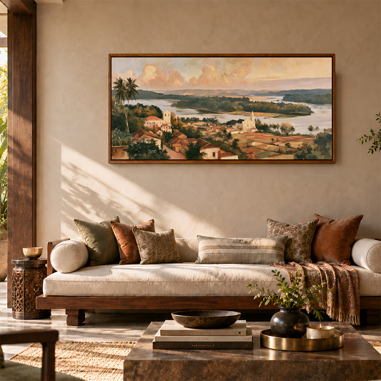 Indian Artwork in a Lifestyle Setting
