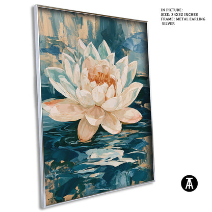 Artwork in Metal Earling Silver Frame