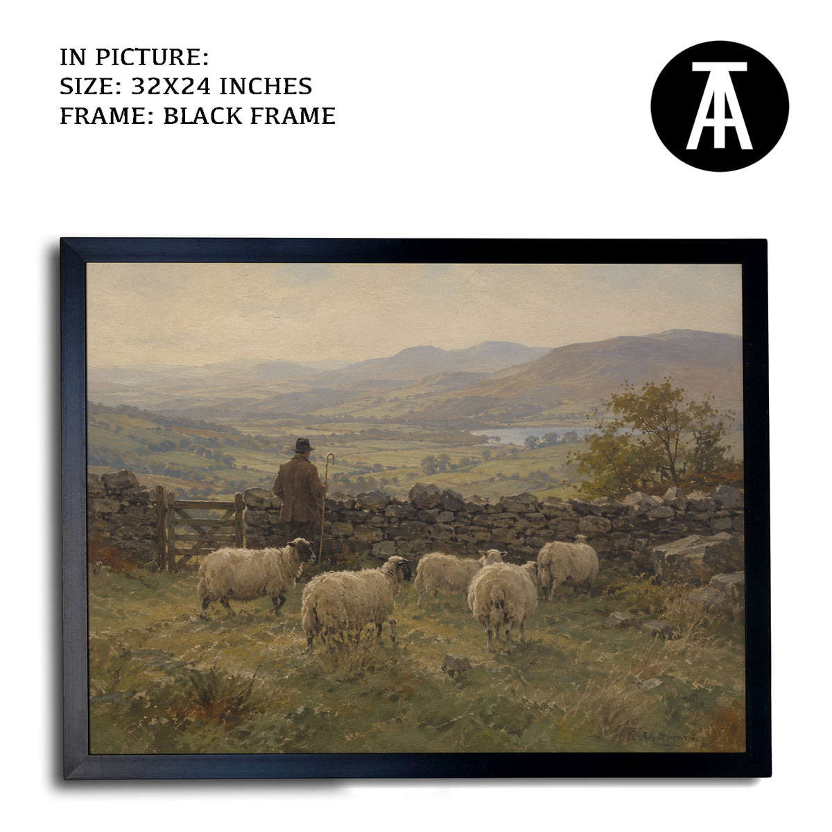 Artwork in Black Frame