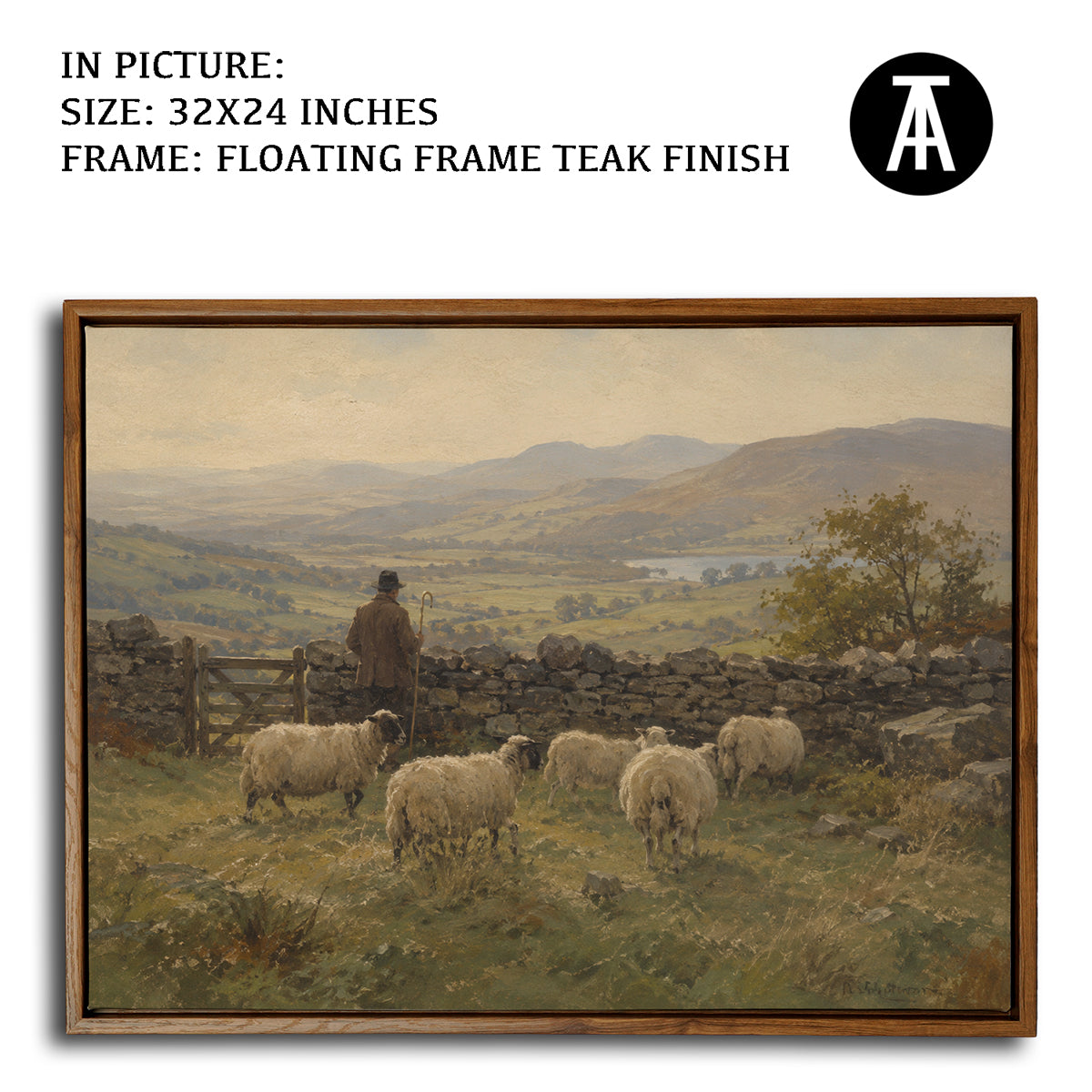 Artwork in Floating Frame
