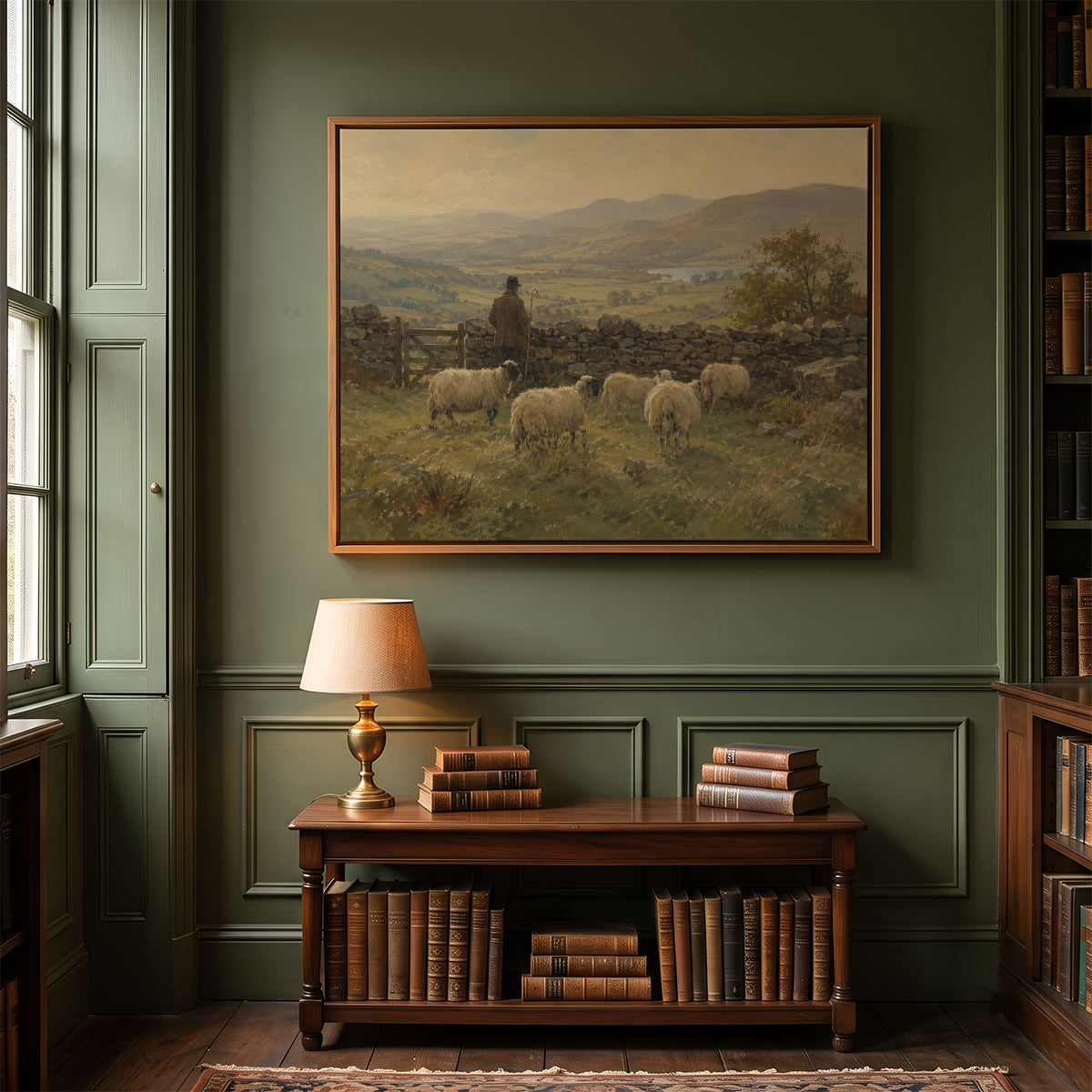 Painting in a Lifestyle Setting