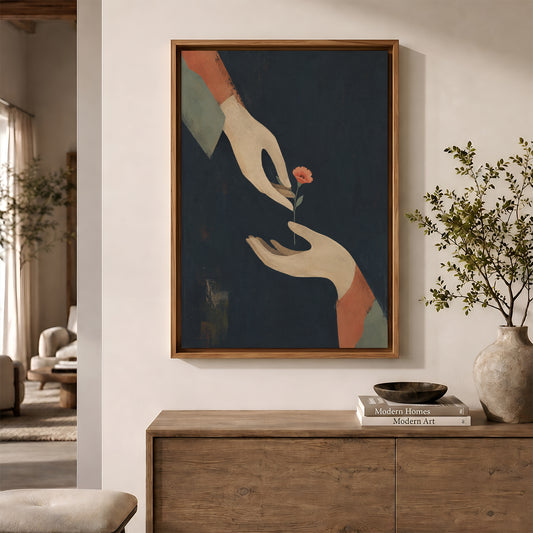 Painting in a Lifestyle Setting