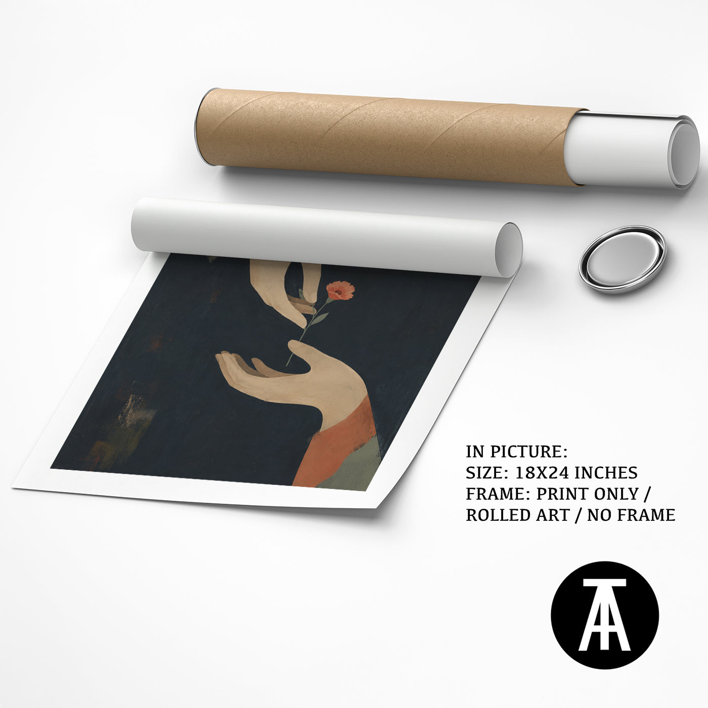 Artwork as Print Only or Rolled Art