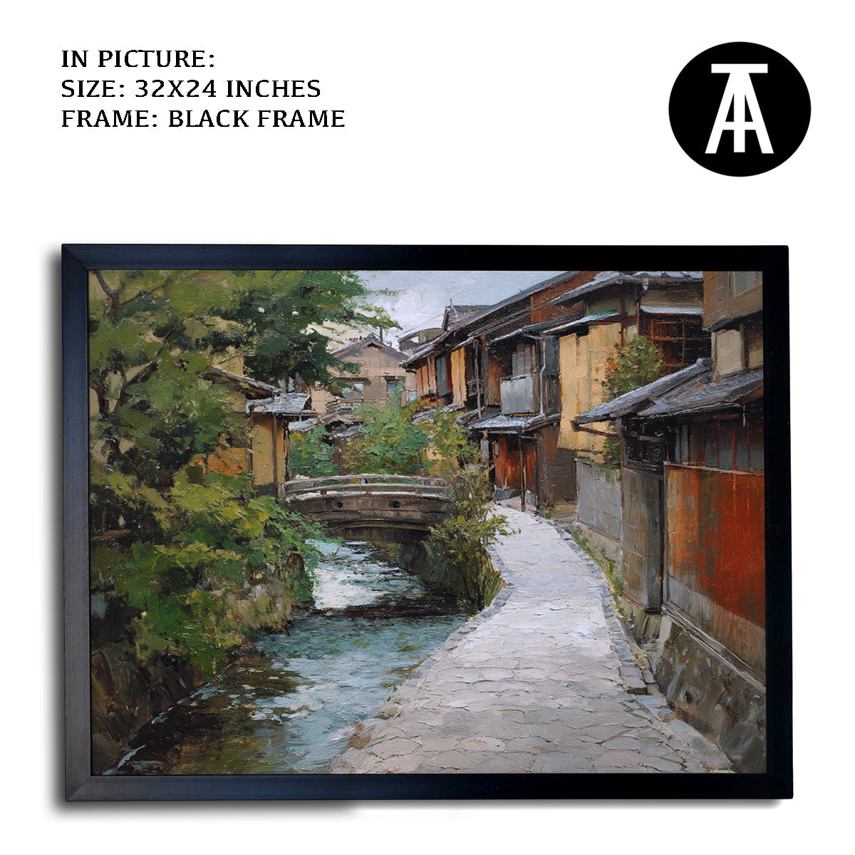 Artwork in Metal Earling Silver Frame