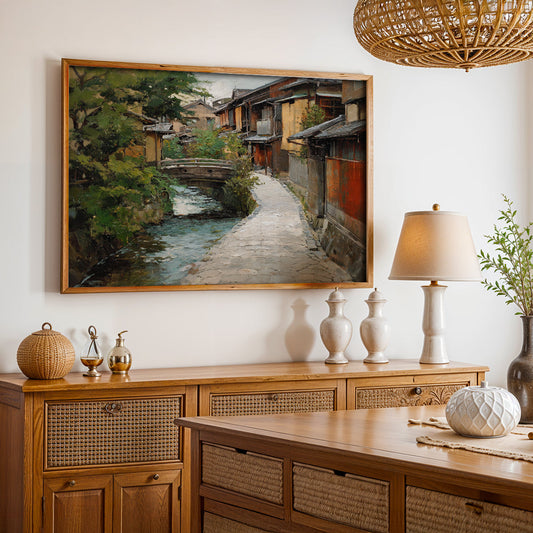 Japanese Painting in a Lifestyle Setting