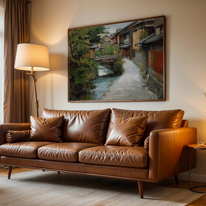Japanese Artwork in a Lifestyle Setting