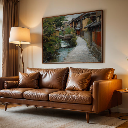 Japanese Artwork in a Lifestyle Setting