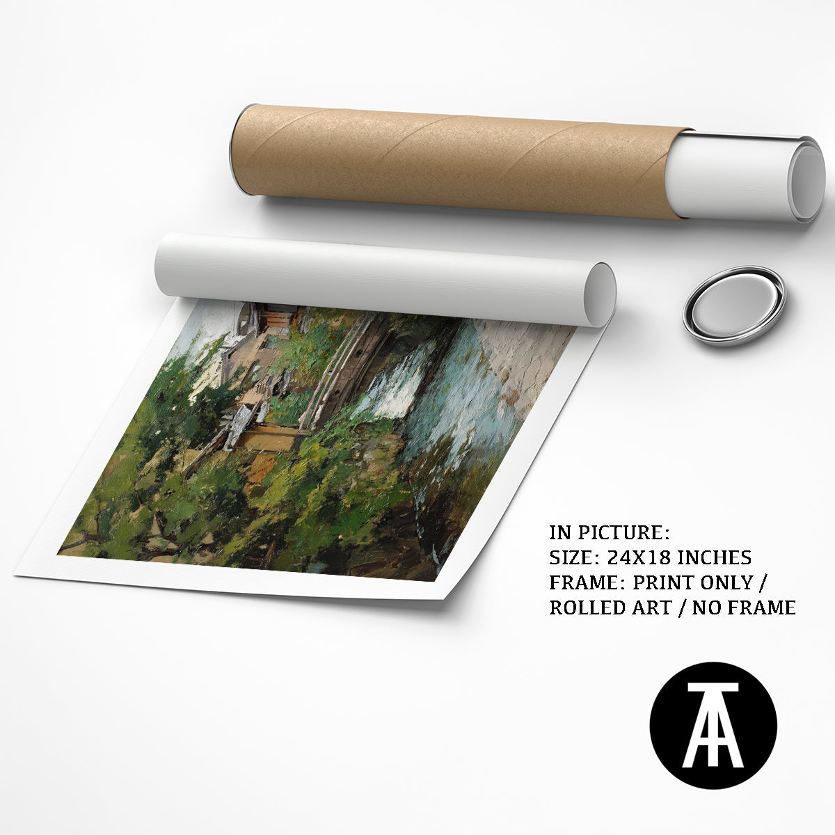 Artwork as Print Only or Rolled Art