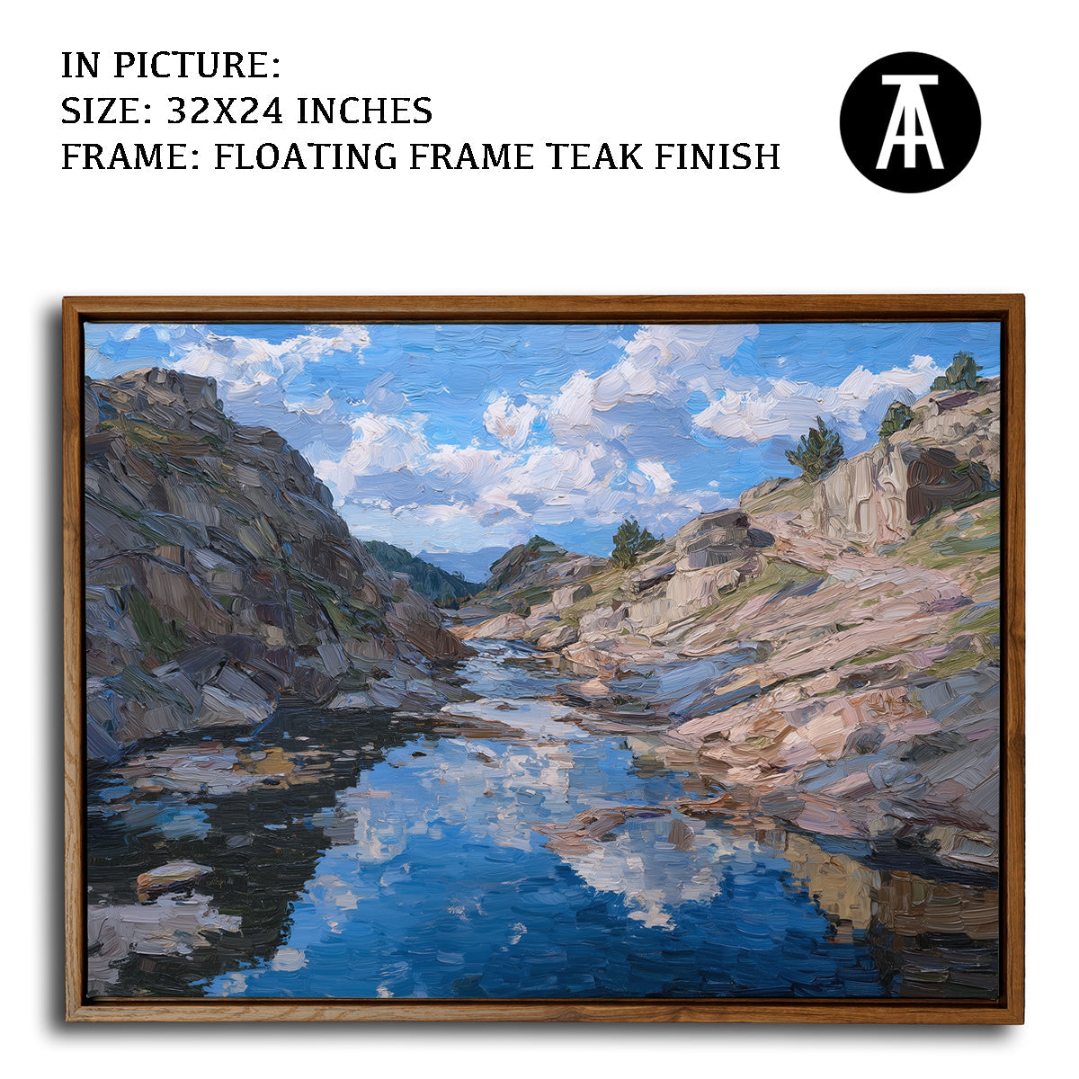 Artwork in Floating Frame