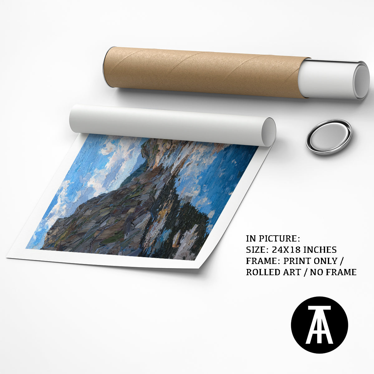 Artwork as Print Only or Rolled Art