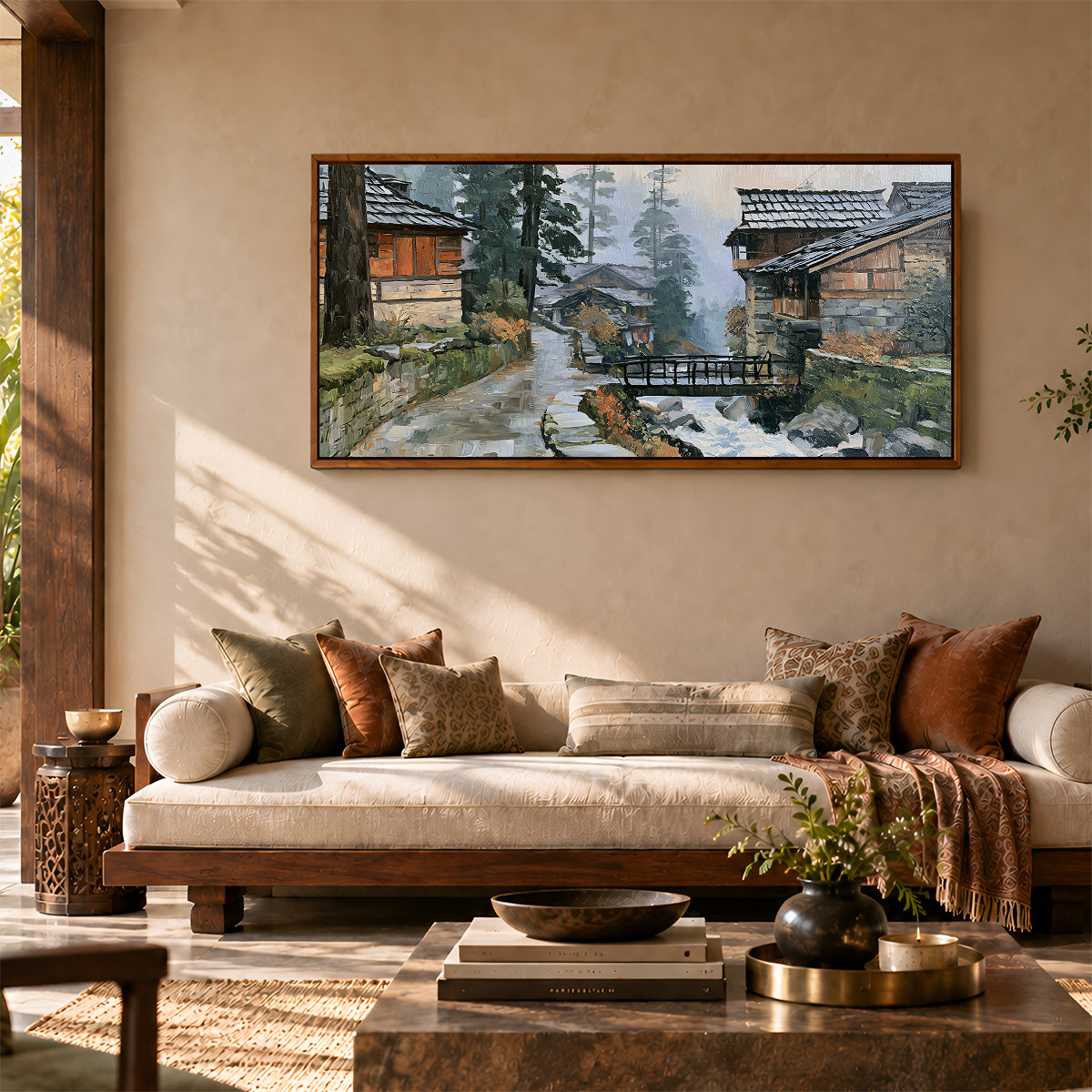 Indian Artwork in a Lifestyle Setting