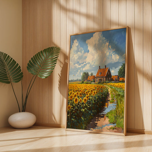 Floral Painting in a Lifestyle Setting