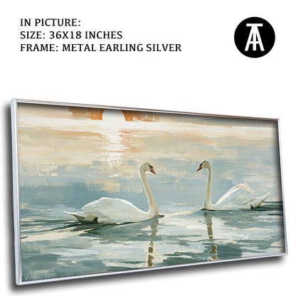 Artwork in Metal Earling Silver Frame