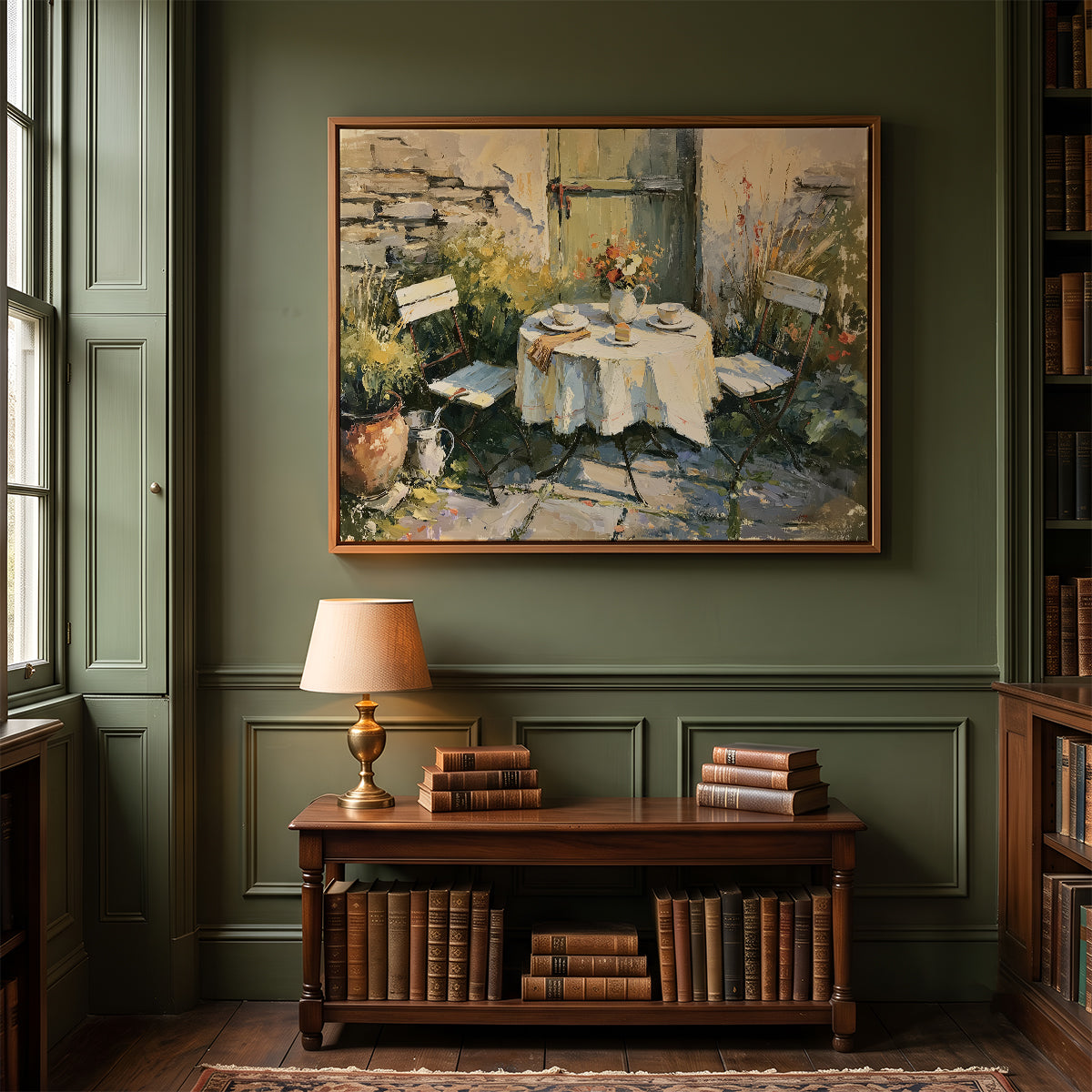 Painting in a Lifestyle Setting