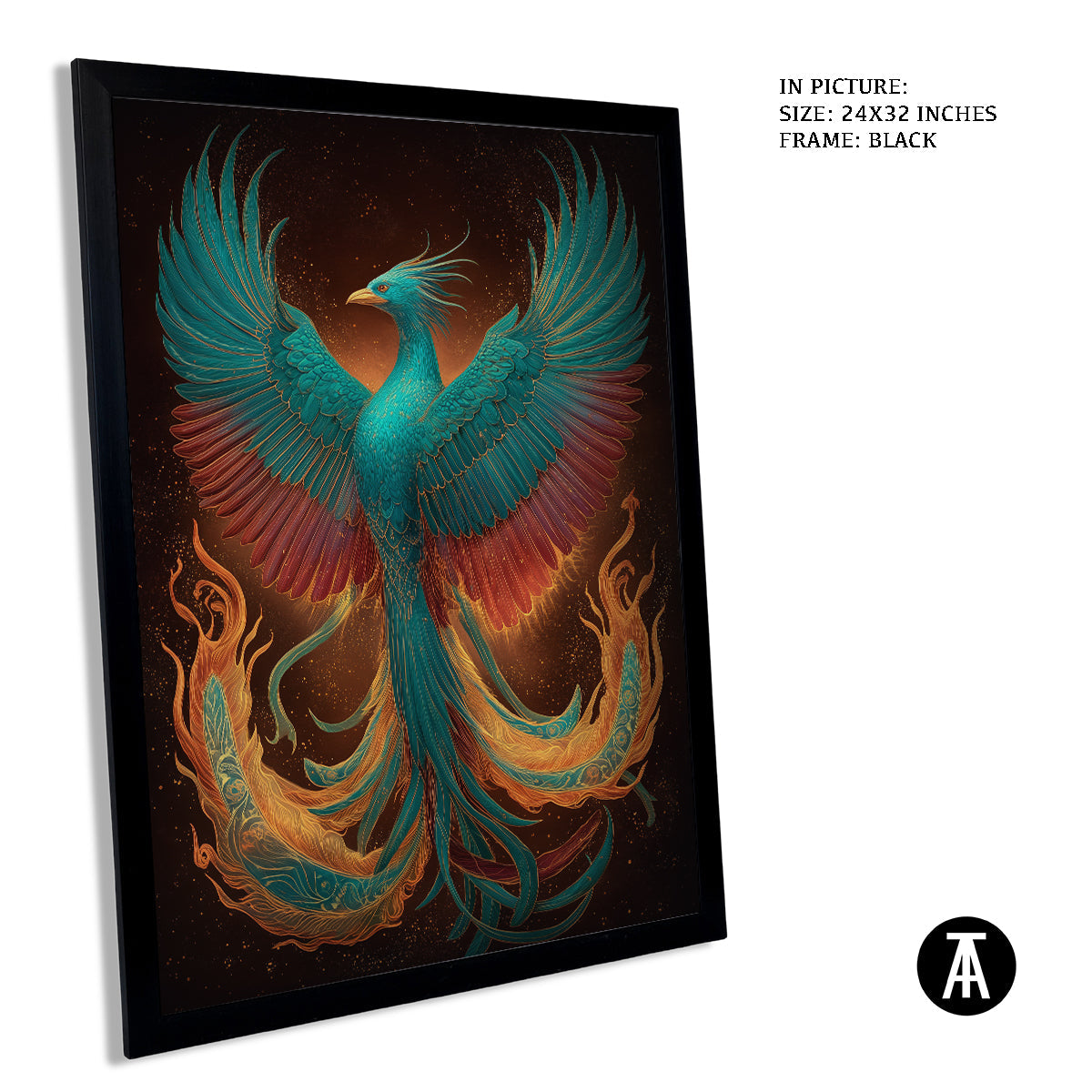 Artwork in Metal Earling Silver Frame