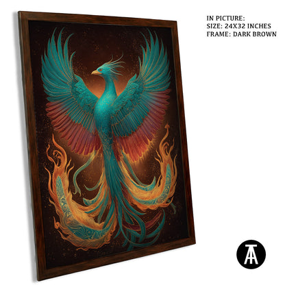 Artwork in Metal Champagne Gold Frame